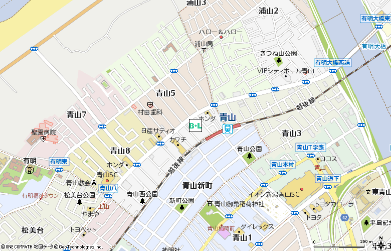 ＡＣコンタクト（株）付近の地図